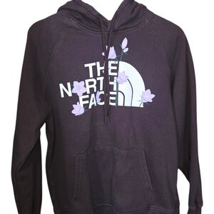 The North face brown crocus flower hoodies Ladies' large